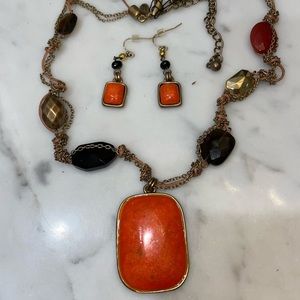 Chico’s necklace & matching earrings
